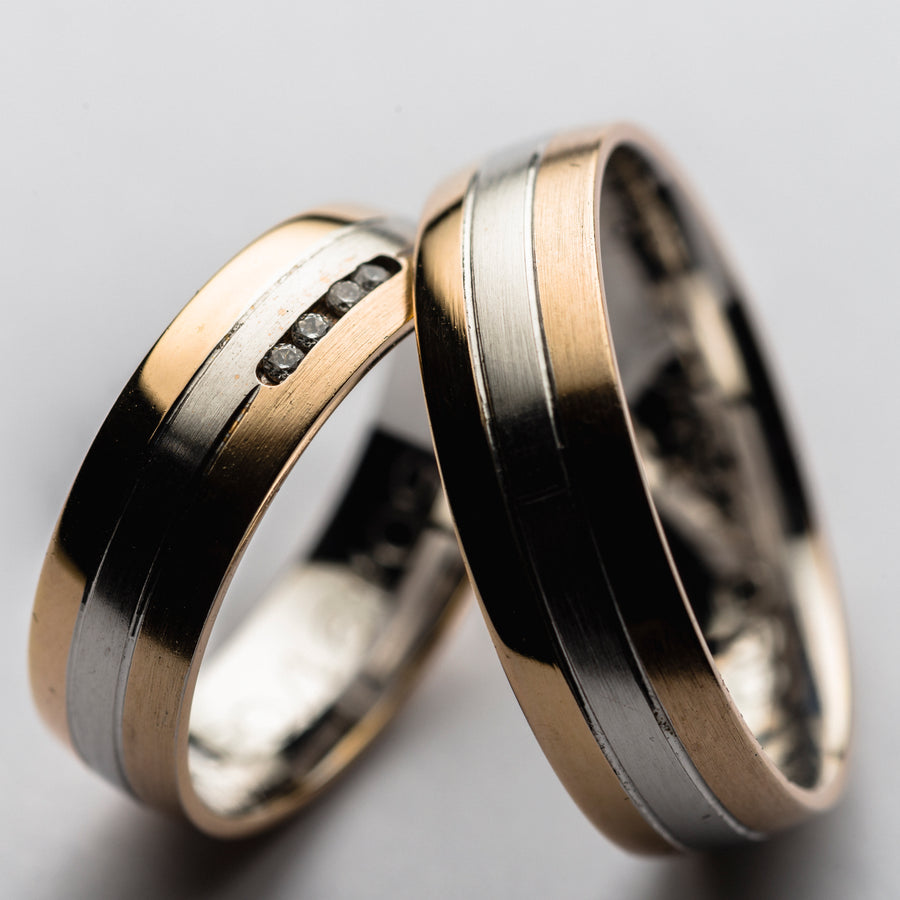 JRW 07 Tone Wedding Ring